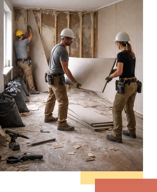 Демонтаж стеновых панелей в Красногорске быстро и аккуратно