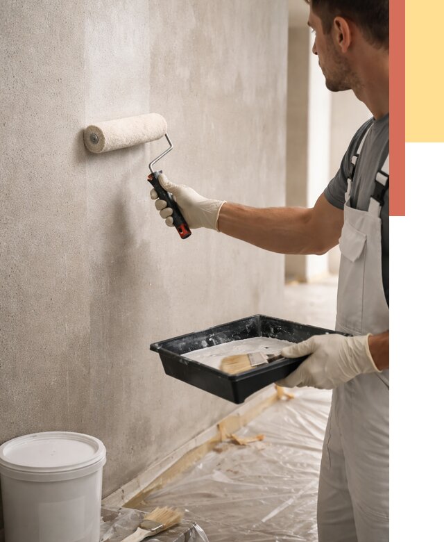 Грунтовка стен в Красногорске от 2235 руб. м2 — быстро, недорого, с материалом | ОТДЕЛОЧНИК-Крр