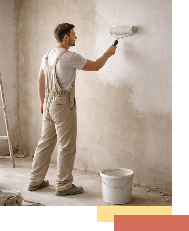 Грунтовка стен под отделку в Красногорске профессиональным раствором