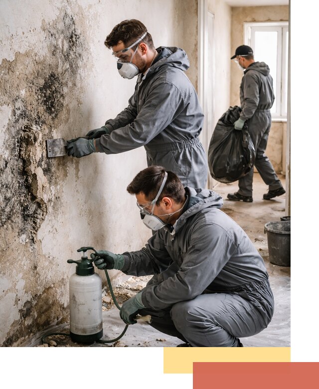 Удаление плесени со стен профессионально в Красногорске