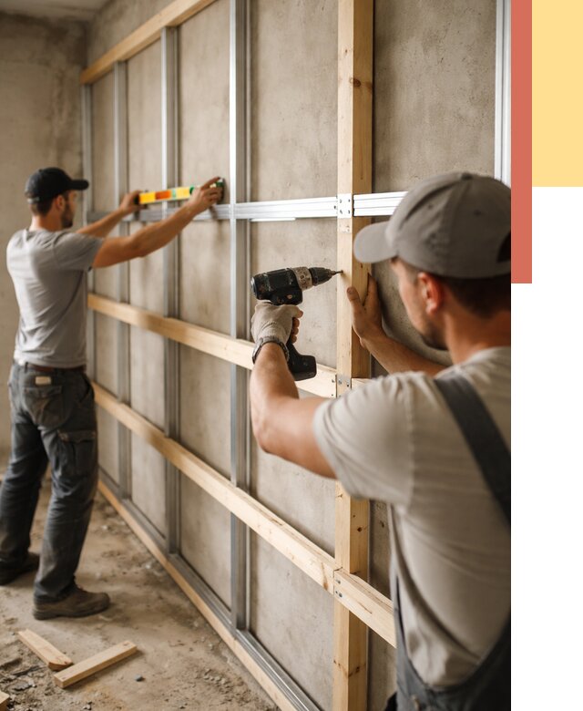 Устройство обрешетки под панели в Красногорске от 2134 руб. — монтаж под ключ | ОТДЕЛОЧНИК-Крр