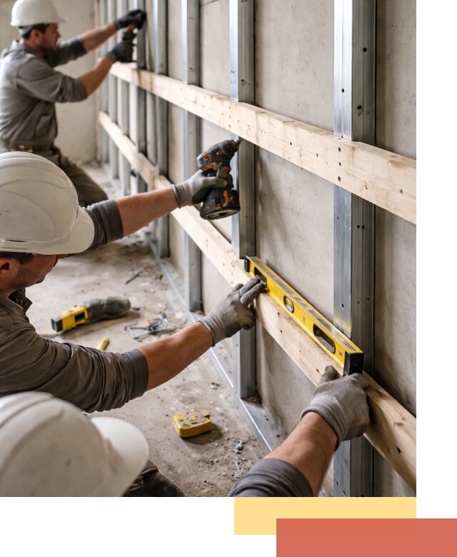 Устройство обрешетки под панели в Красногорске