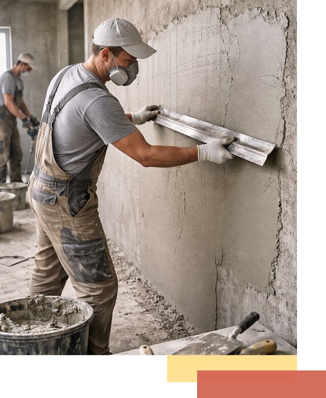 Штукатурка бетонных стен в Красногорске качественно и долговечно