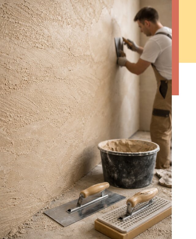 Декоративная штукатурка травертин в Красногорске от 1829 руб/м2 — качественно и недорого | ОТДЕЛОЧНИК-Крр