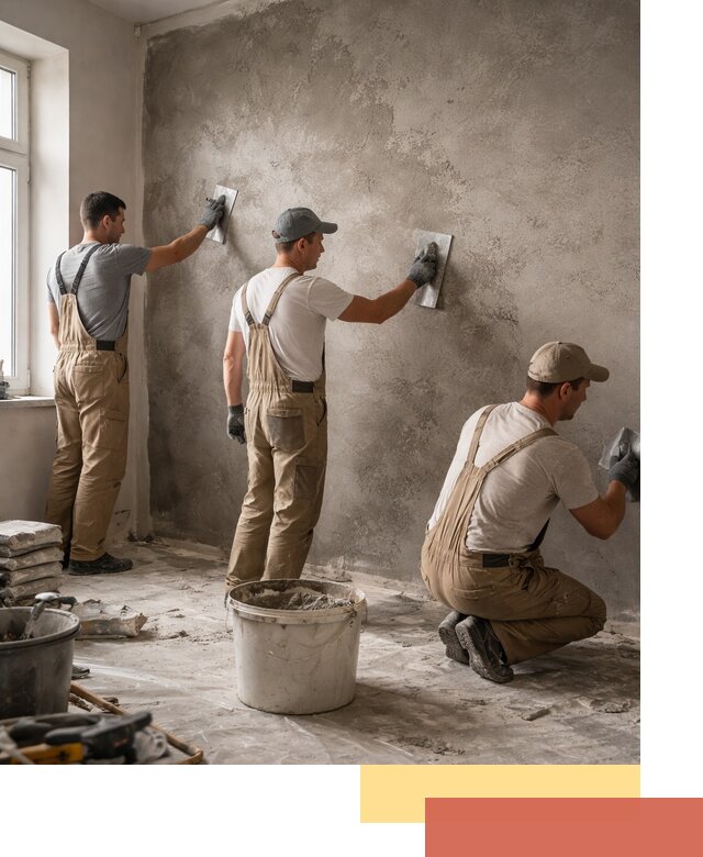 Декоративная штукатурка под бетон в Красногорске для стен и потолков