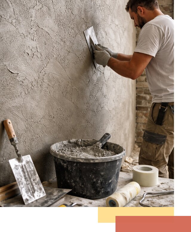 Декоративная штукатурка лофт в Красногорске — отделка стен и потолков