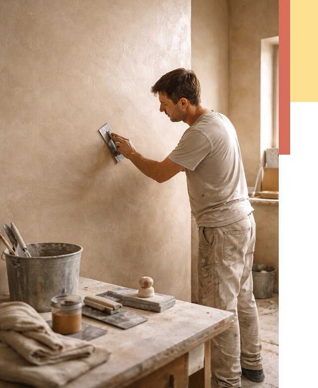 Марокканская штукатурка таделакт в Красногорске под ключ от 4268 руб. | ОТДЕЛОЧНИК-Крр