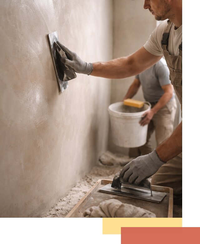 Нанесение марокканской штукатурки таделакт в Красногорске
