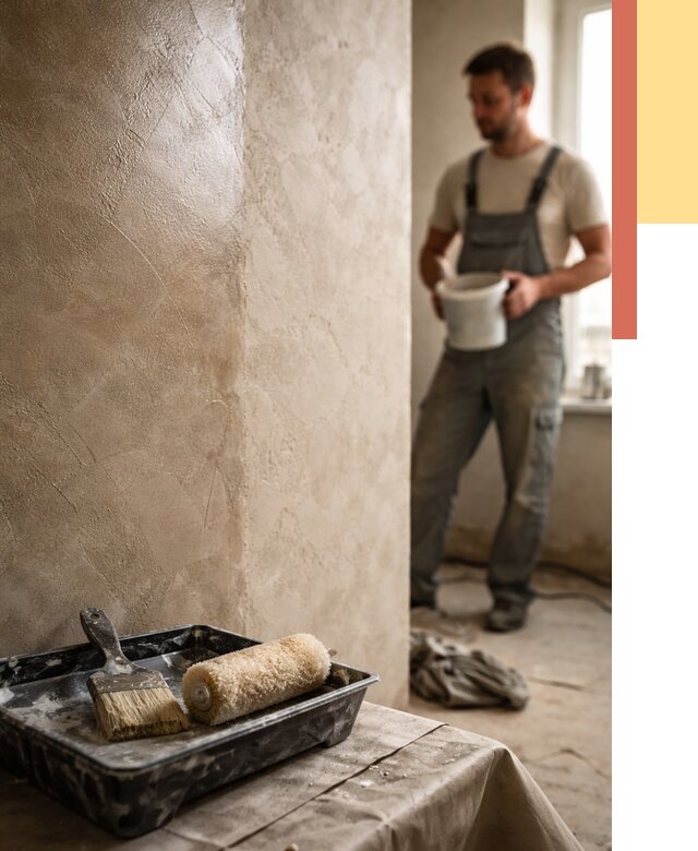 Нанесение воска на штукатурку в Красногорске от 3556 руб. | Услуги ОТДЕЛОЧНИК-Крр