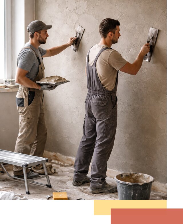 Ремонт декоративной штукатурки и восстановление фактуры в Красногорске