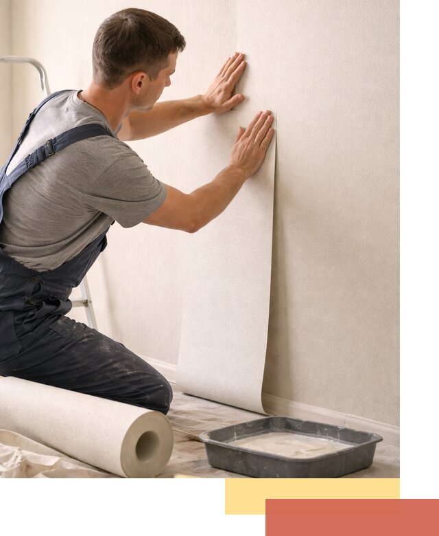 Поклейка флизелиновых обоев в Красногорске качественно и быстро