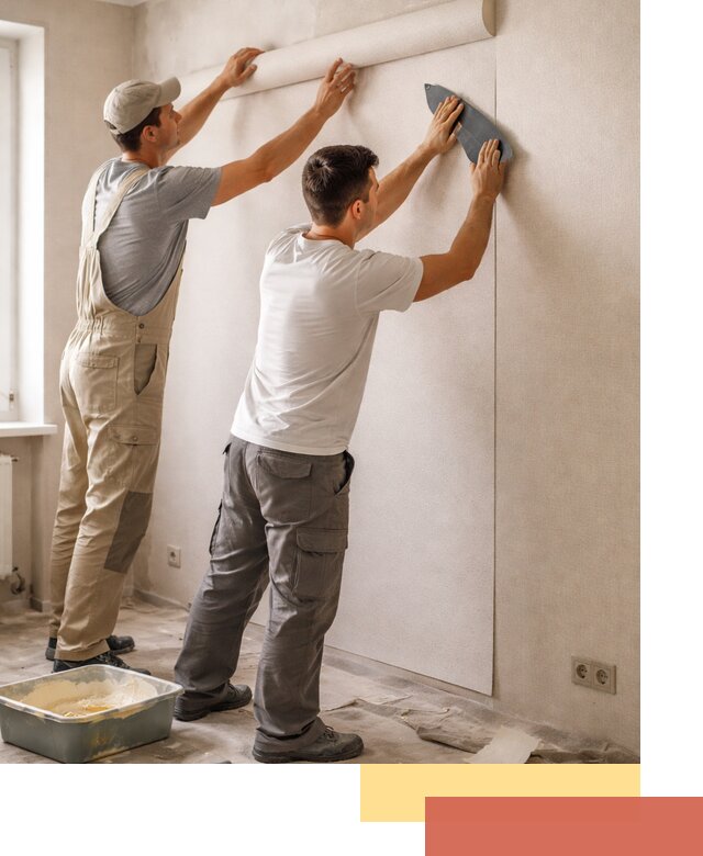 Поклейка виниловых обоев в Красногорске профессионально и качественно