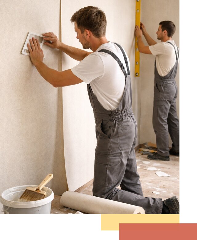 Поклейка бумажных обоев в Красногорске качественно и недорого