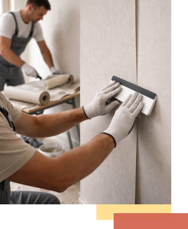 Поклейка обоев под покраску в Красногорске профессионально и быстро