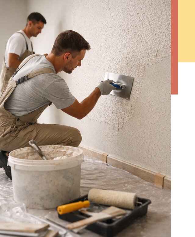 Нанесение жидких обоев в Красногорске от 7621 руб./м2 — быстро и недорого | ОТДЕЛОЧНИК-Крр