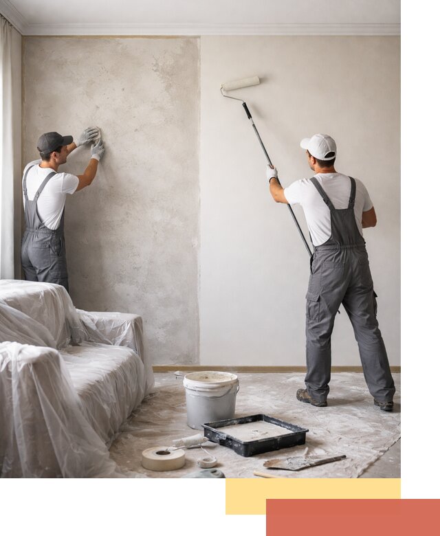 Покраска стен антивандальной краской в Красногорске