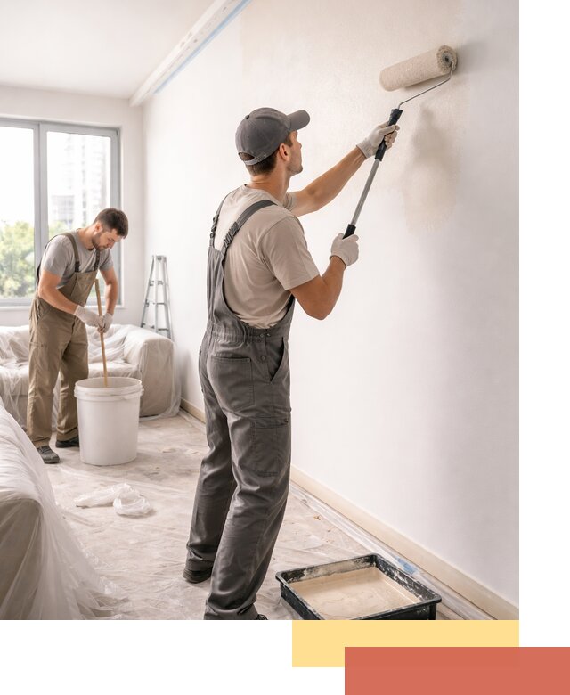 Покраска стен в офисе в Красногорске — быстрый и качественный ремонт