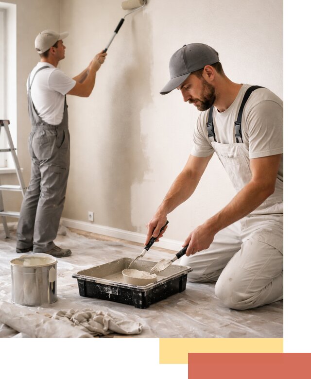 Покраска стен в квартире в Красногорске — профессионально и аккуратно