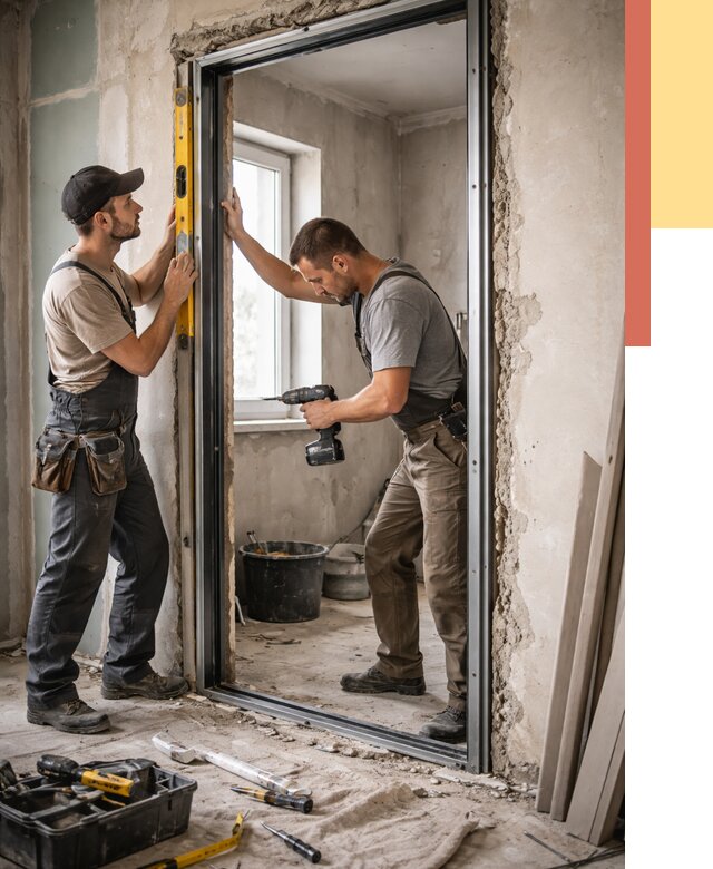 Закладка дверного проема в Красногорске от 3556 руб. — быстро и недорого | ОТДЕЛОЧНИК-Крр