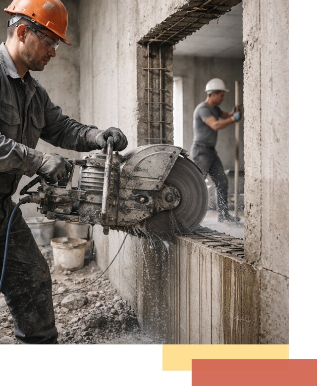 Алмазная резка проемов в Красногорске быстро и точно