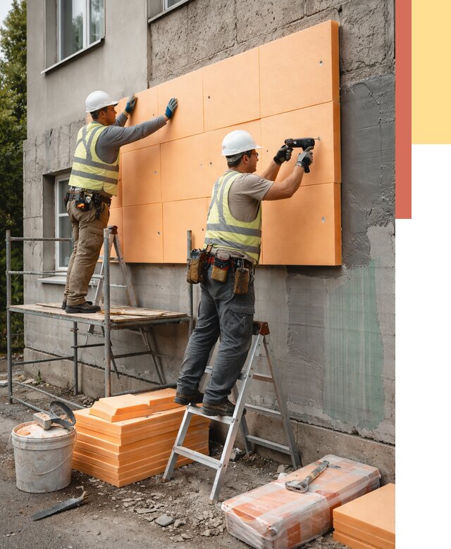 Утепление стен пеноплексом в Красногорске от 1880 руб./м2 — быстро и недорого | ОТДЕЛОЧНИК-Крр
