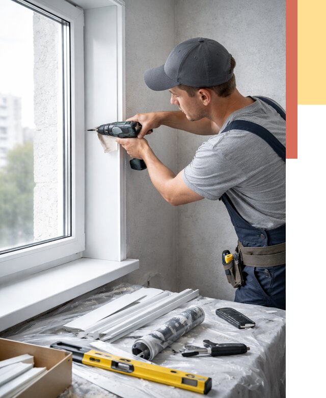 Установка пластиковых откосов в Красногорске от 2286 руб. | ОТДЕЛОЧНИК-Крр монтаж, быстро и недорого