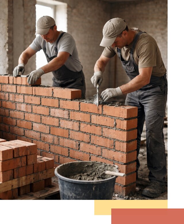 Кладка кирпичных перегородок под ключ в Красногорске