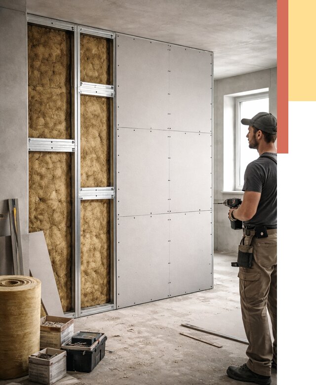 Усиленная перегородка под навеску в Красногорске от 13006 руб. — монтаж под ключ | ОТДЕЛОЧНИК-Крр