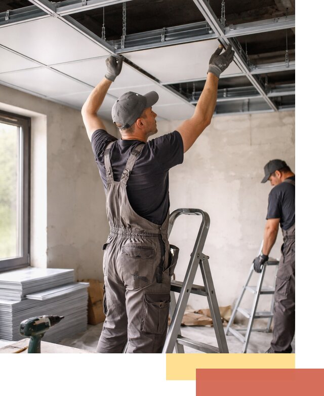 Монтаж кассетного потолка в Красногорске качественно и быстро