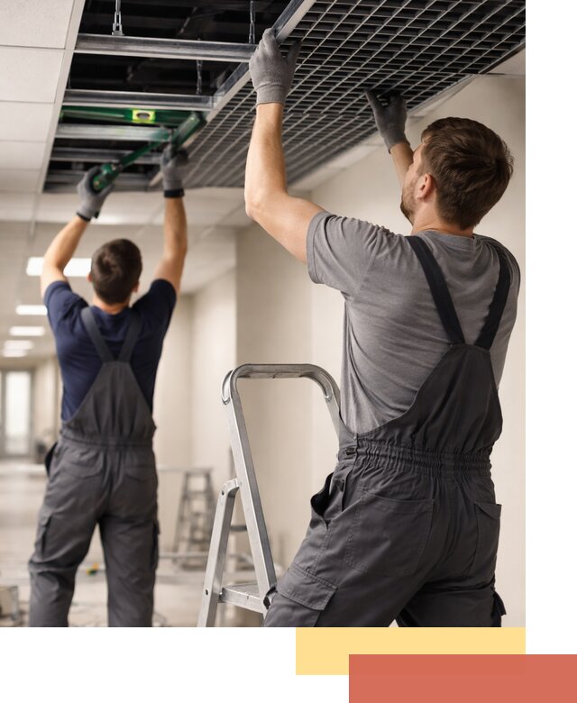 Монтаж потолка Грильято в Красногорске: установка под ключ качественно