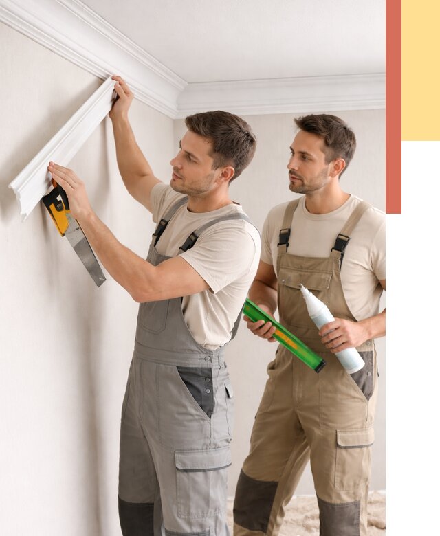 Монтаж потолочного плинтуса в Красногорске от 2337 руб. — быстро и недорого | ОТДЕЛОЧНИК-Крр