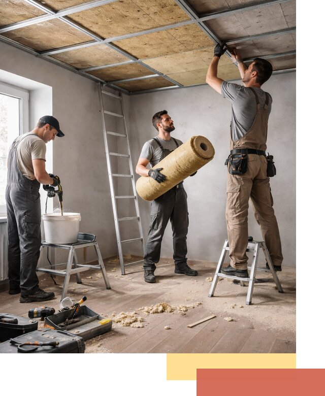 Шумоизоляция потолка в Красногорске: профессиональный монтаж и отделка