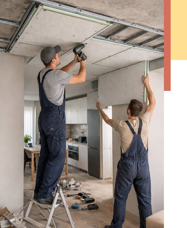 Шумоизоляция потолка панелями зипс в Красногорске от 1880 руб. под ключ | ОТДЕЛОЧНИК-Крр